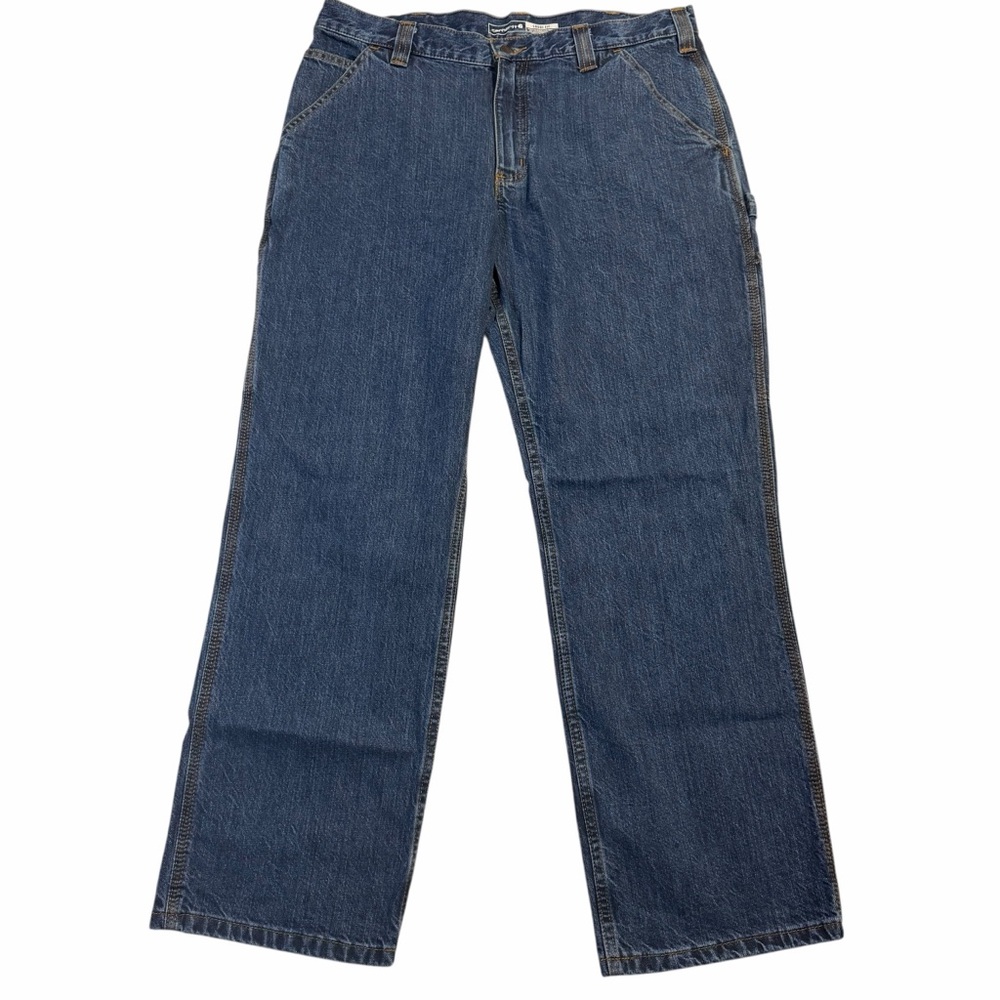 Carhartt Men's Loose Fit Blue Jeans 34x30 BD4941-M
